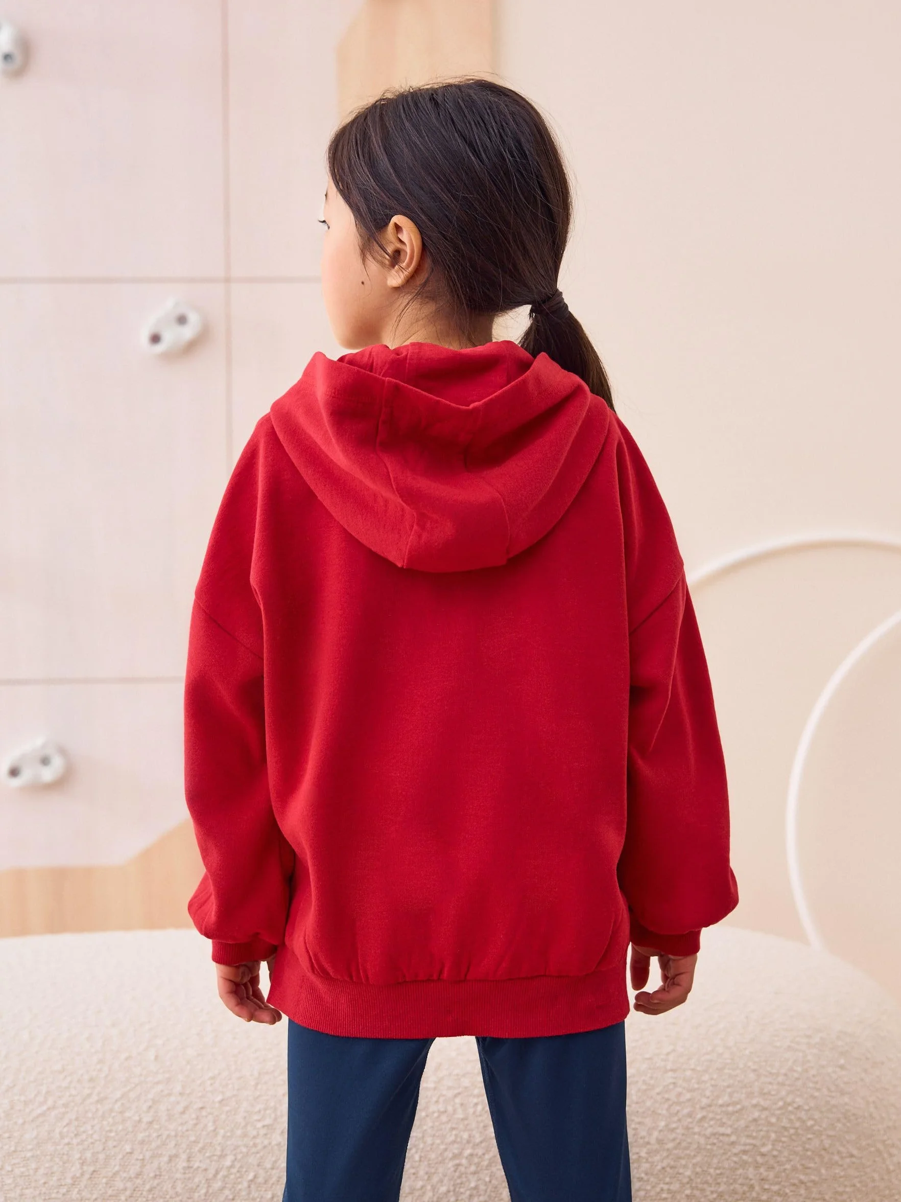 NEXT Fille Sweat à Capuche Sport zippé en Coton Majoritaire