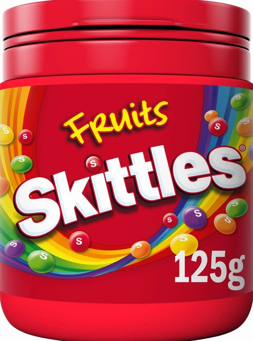 SKITTLES - Bonbons au goût Fruits - Boîte de 125g