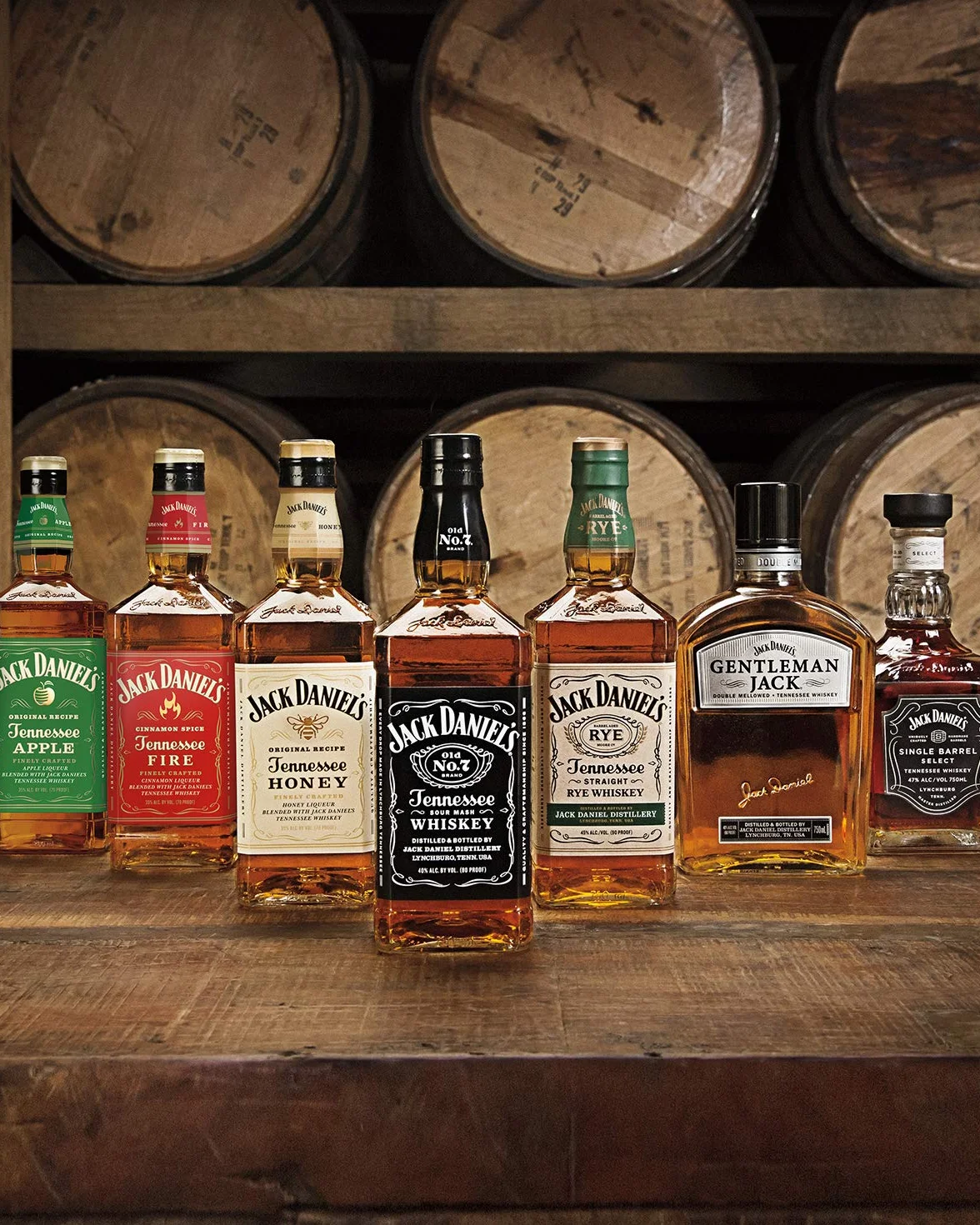 Jack Daniel's Bourbon Tennessee Rye Whisky, 45% vol 70 cl - Boisson Authentique Épicée à Base de 70% de Seigle, Maïs et d'Orge Maltée - Spiritueux à Déguster Pure, sur Glace ou et Cocktail