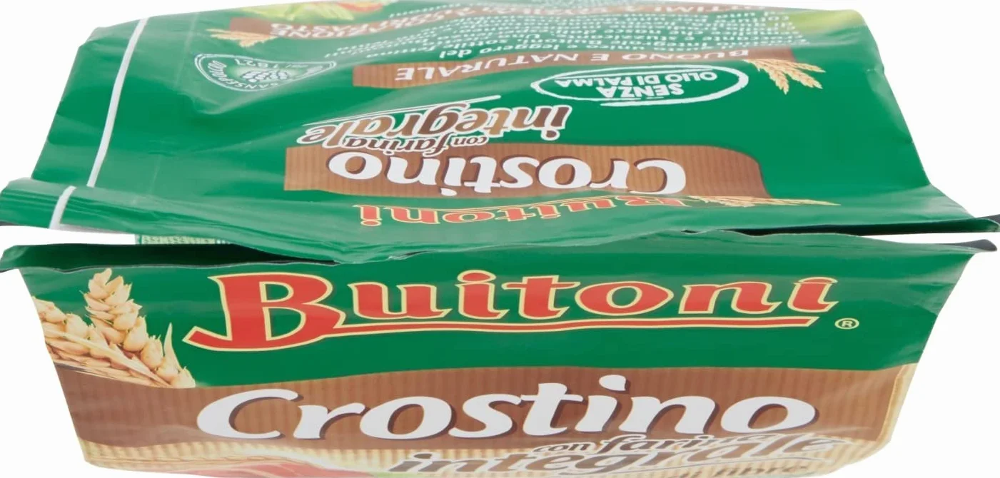 Lot de 6 croûtons Buitoni Crostino con farina Integrale avec farine de blé entier 300 g riche en fibres