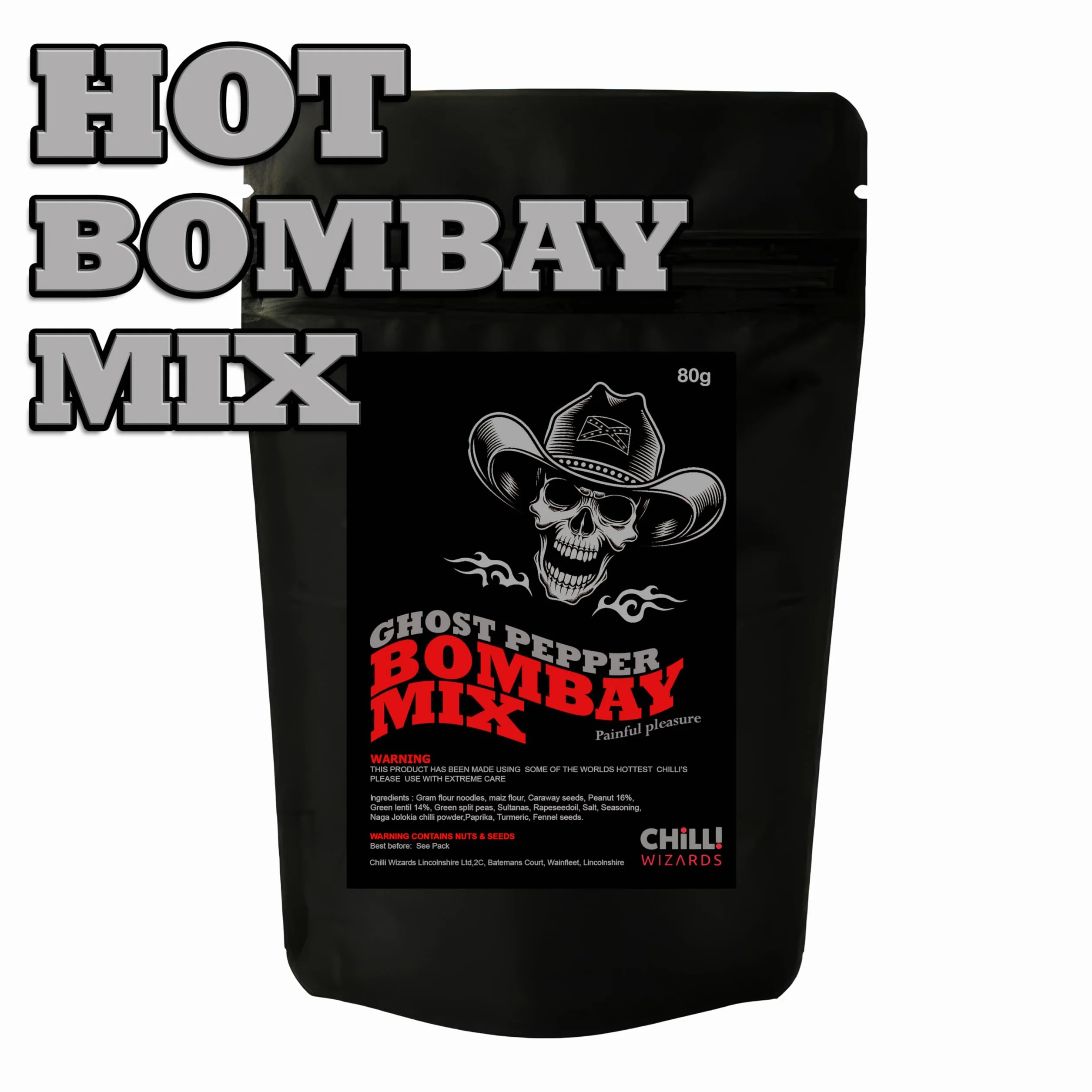 Chilli Wizards - Mélange Bombay Piment Fort avec Piment Fantôme - 100g