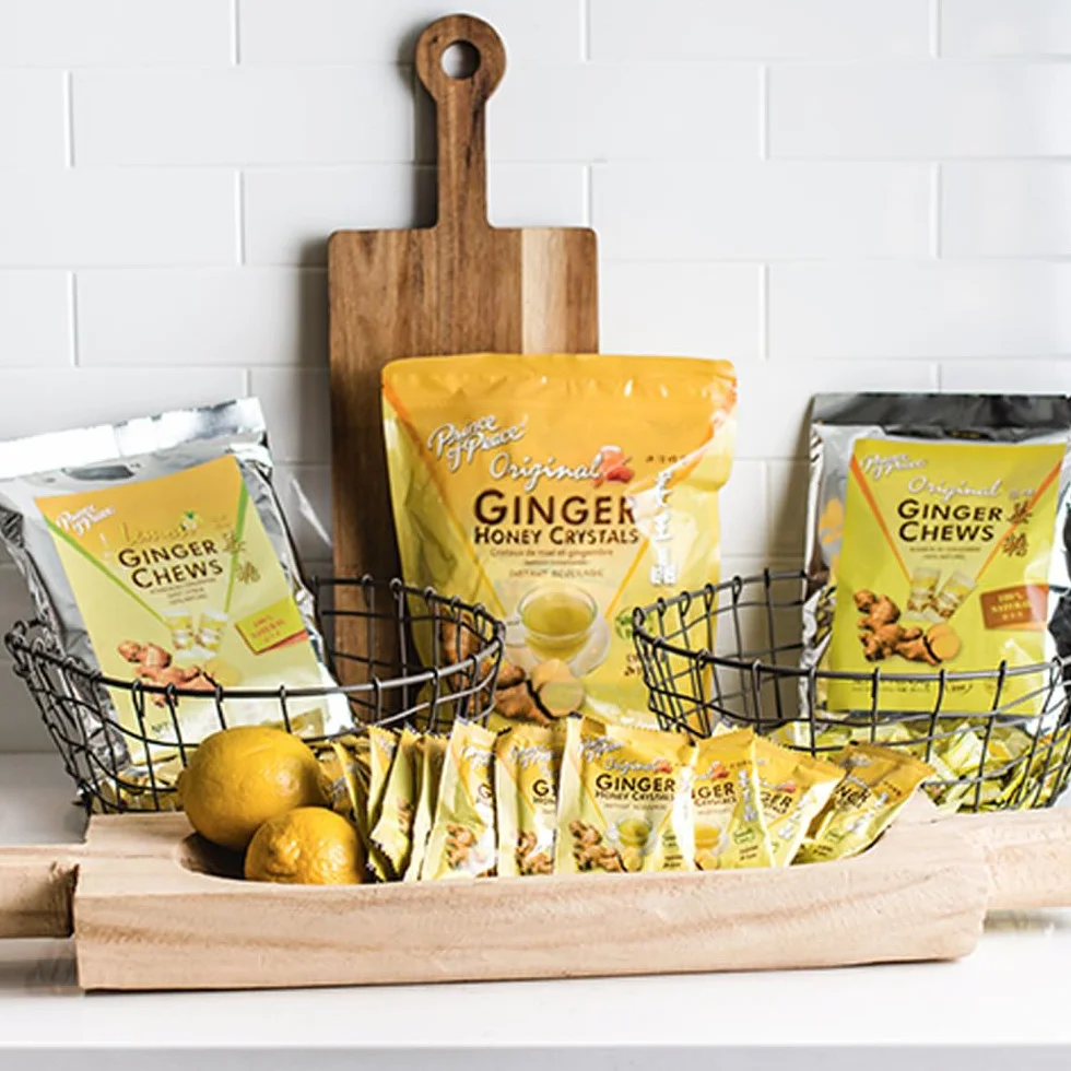 Prince of Peace Gingembre à mâcher au citron, 1 lb - Bonbons naturels confits