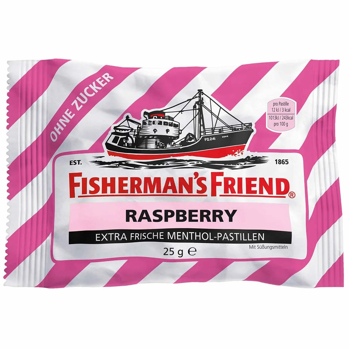 Fisherman's Friend - Raspberry Sugar free - 24x25gr