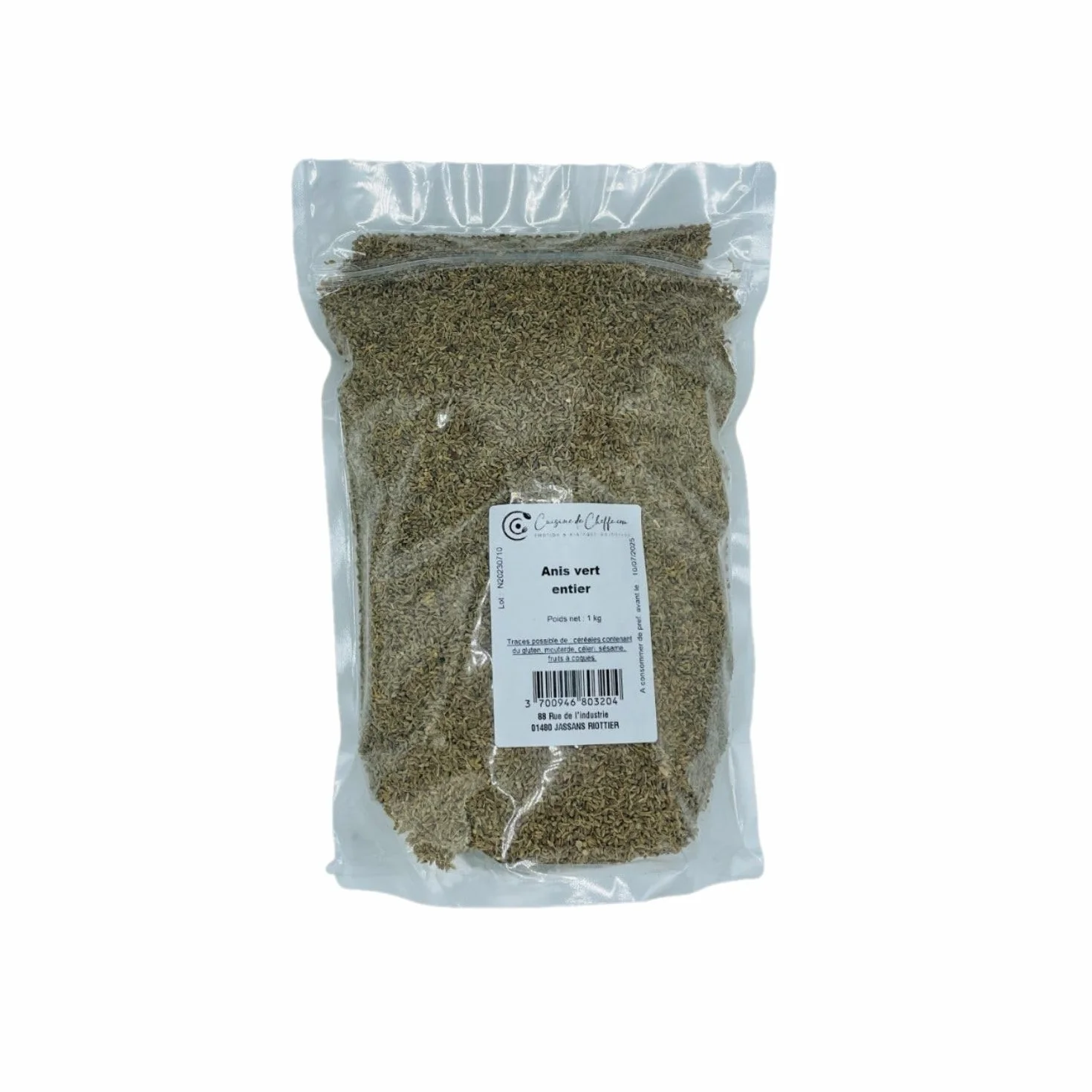 Cuisine de Cheffe.com - Anis vert entier - Sachet 1kg