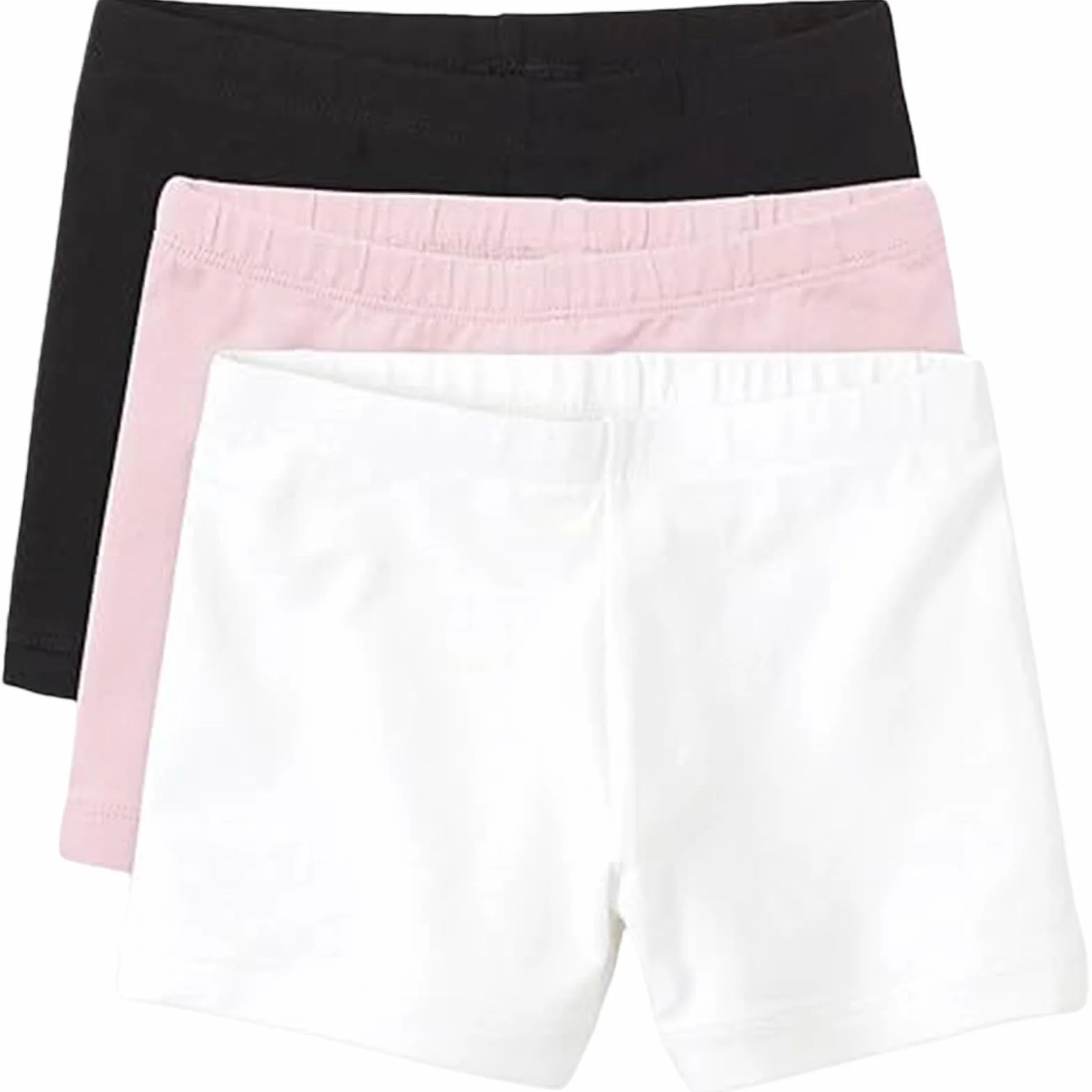Shorts de danse pour filles en coton élastique lot de 3 respirants extensibles été sport yoga