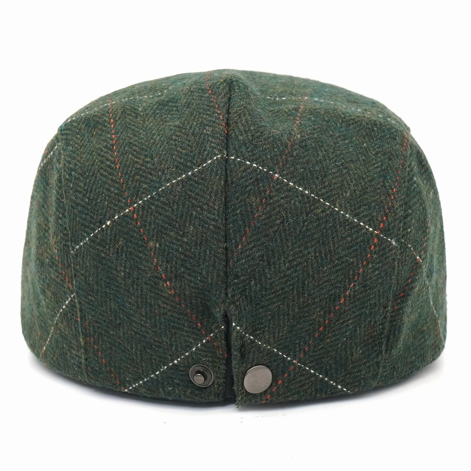 Casquette plate en tweed pour homme - Casquette de golf - Béret irlandais