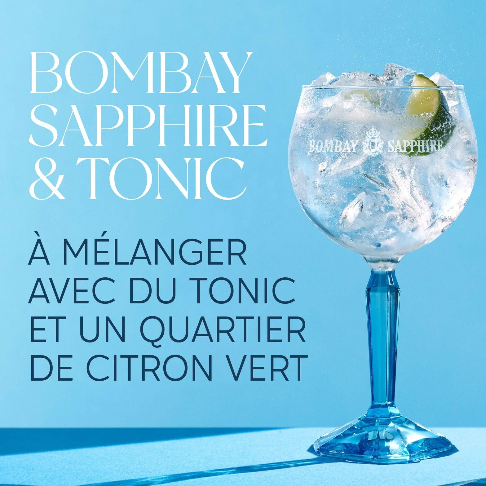 Bombay Sapphire London Dry Gin, 40 % vol., 70 cl / 700 ml, Un Spiritueux Infusé à la Vapeur, Élaboré à Partir de 10 Plantes Aromatiques Rigoureusement Sélectionnées à la Main