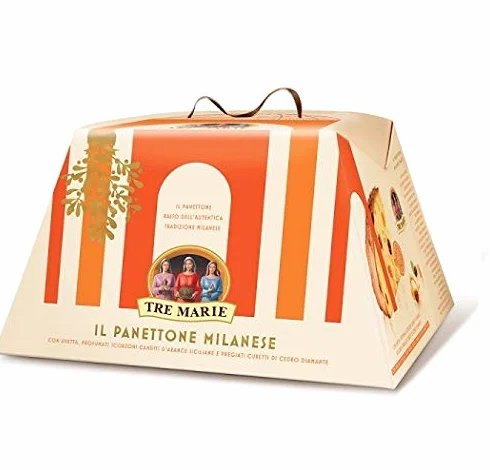 Tre Marie Panettone Milanese con canditi aux fruits confits, raisins secs et cèdre 1kg