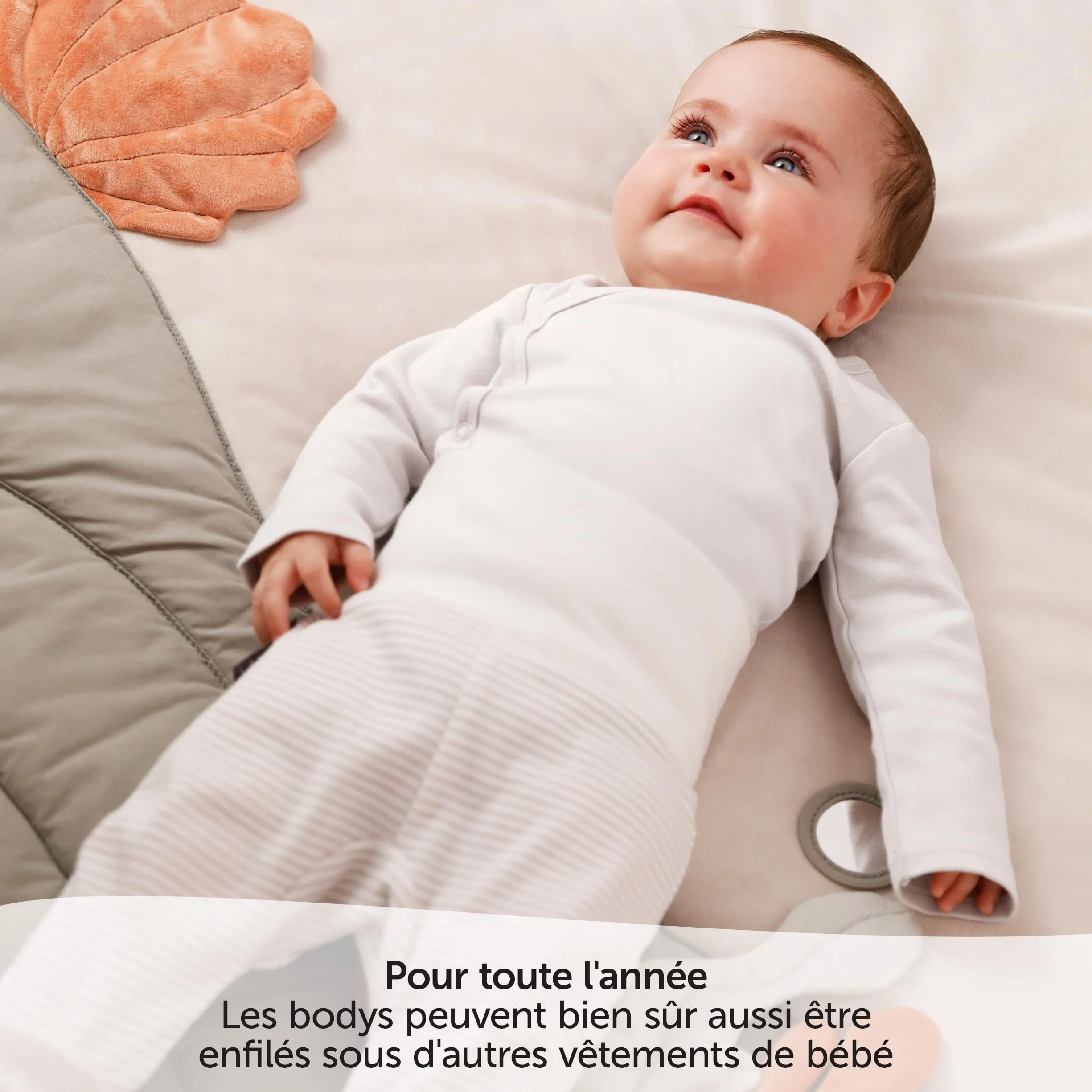 LaLoona Body Manche Longue Bebe Croisé Lot de 3 Bodies Coton Oeko-Tex