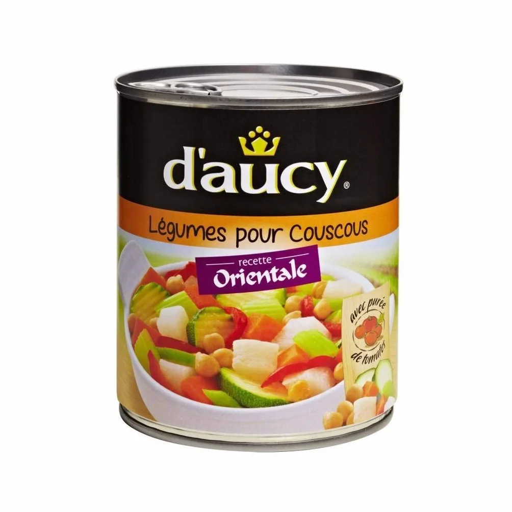 D'aucy Légumes pour Couscous Recette Orientale 800g (lot de 5)
