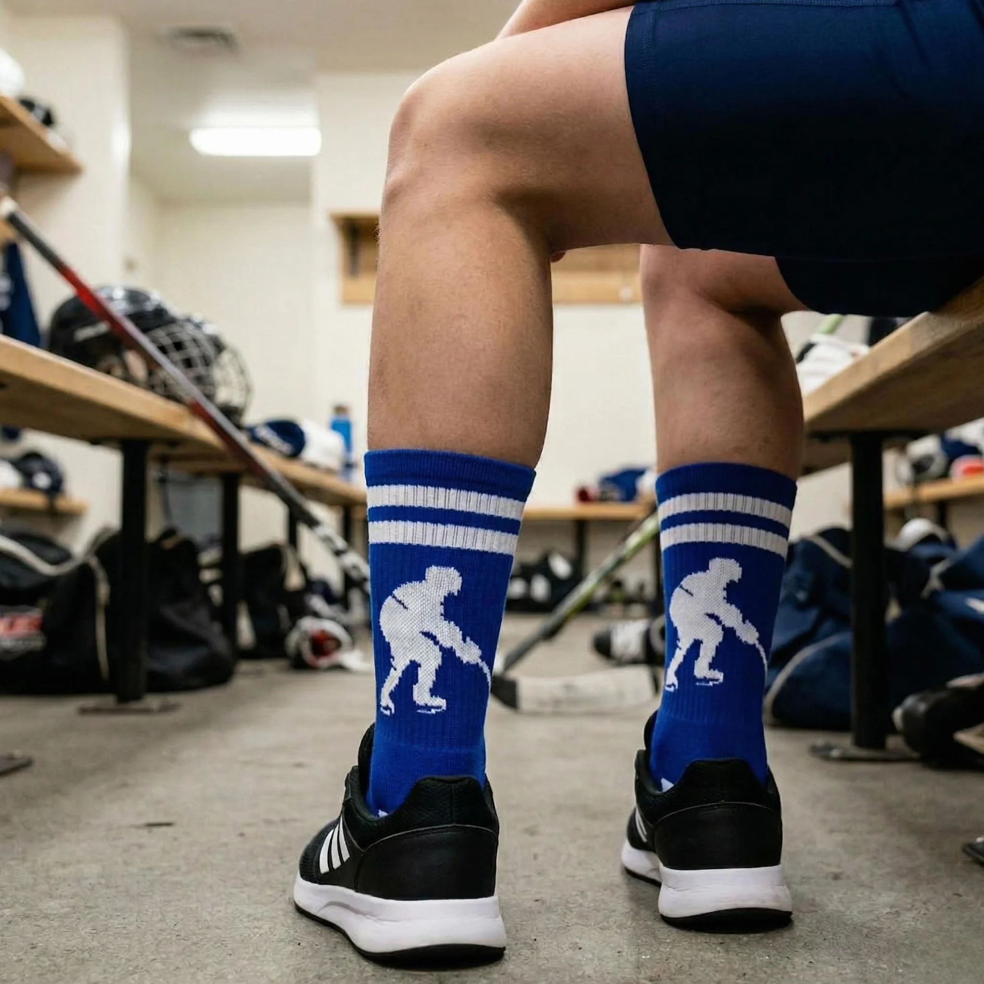 ChalkTalkSPORTS Chaussettes de hockey semi-rembourrées | Plusieurs couleurs et tailles