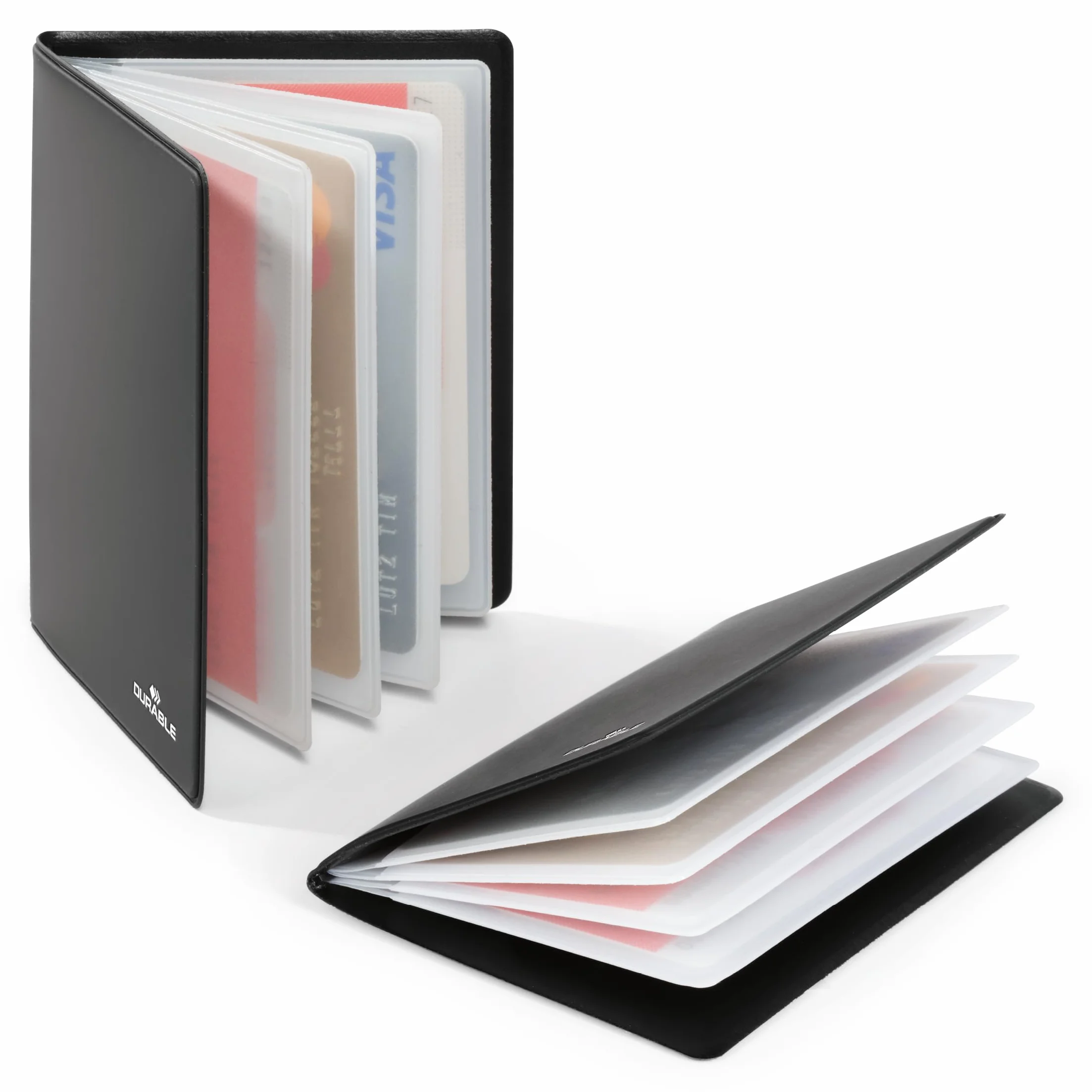 Porte-Cartes Protection Antirfid Plastique Souple 8 Cartes Format Cb Noir