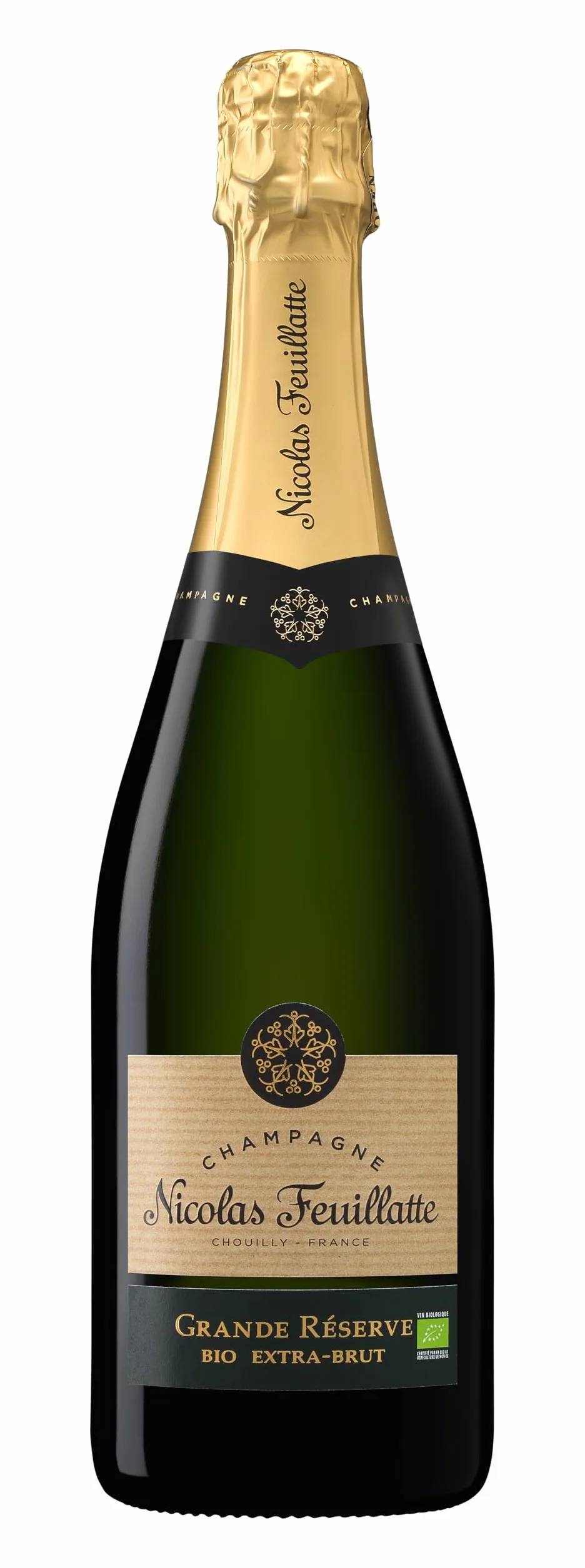 Champagne Nicolas Feuillatte Grande Reserve Extra-Brut Bio 75cl
