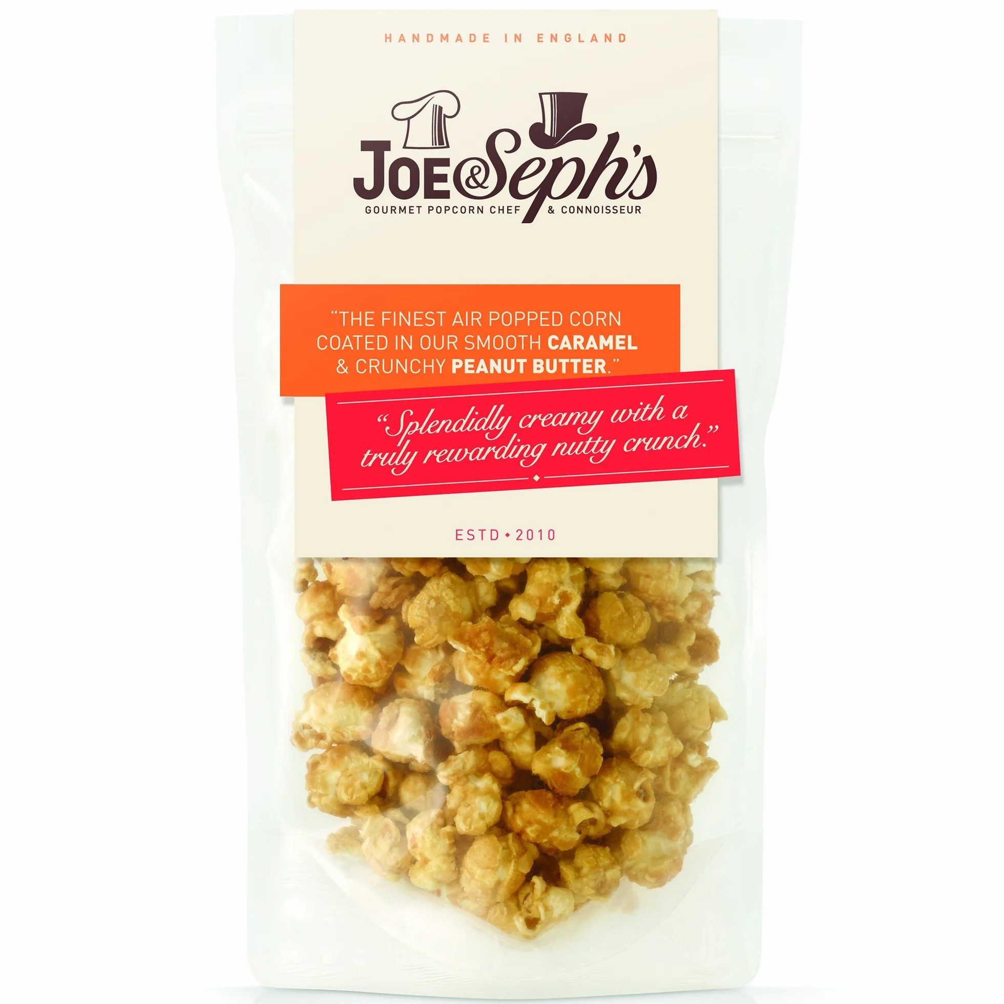 Joe & Seph's - Caramel & Crunchy Peanut Butter Popcorn - 80g