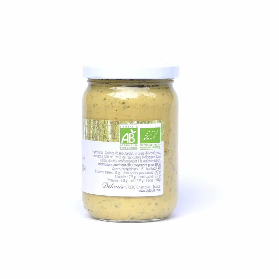 Delouis - Moutarde Forte Estragon 200G