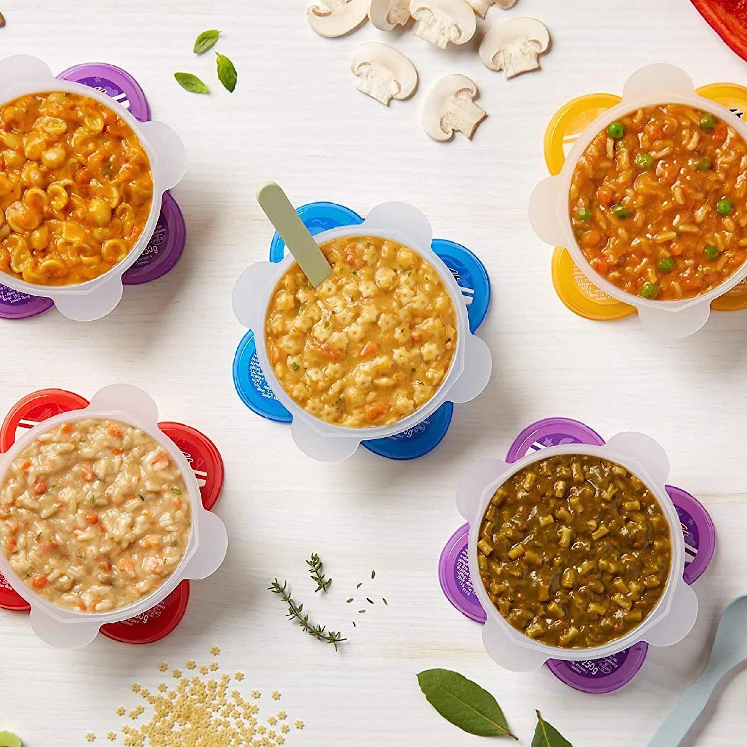 Blédina - Blédichef - 8 petits plats pour bébé - Repas midi et soir - Dès 18 Mois - 5 recettes - Pack de 8