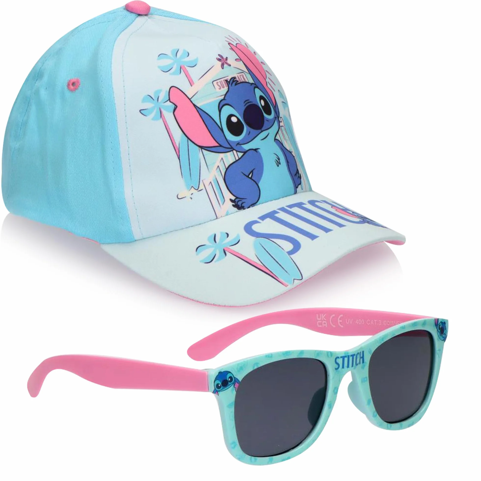 Set Casquette et Lunettes de Soleil Enfant 5-12 Ans Protection UV400 Catégorie 3