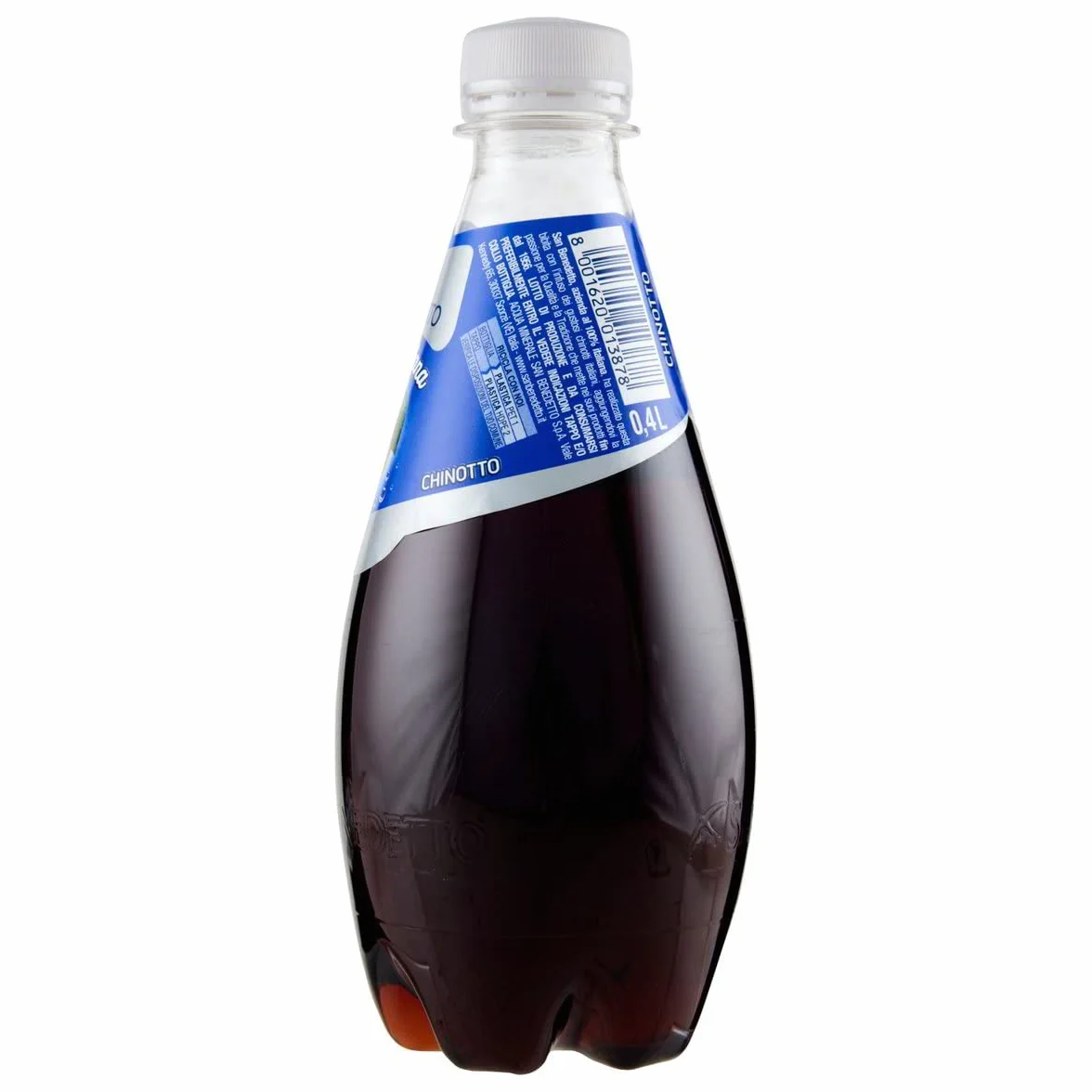 San Benedetto Chinotto Passione Italiana Lot de 24 flacons de soude 100 % italienne en PET 40 cl