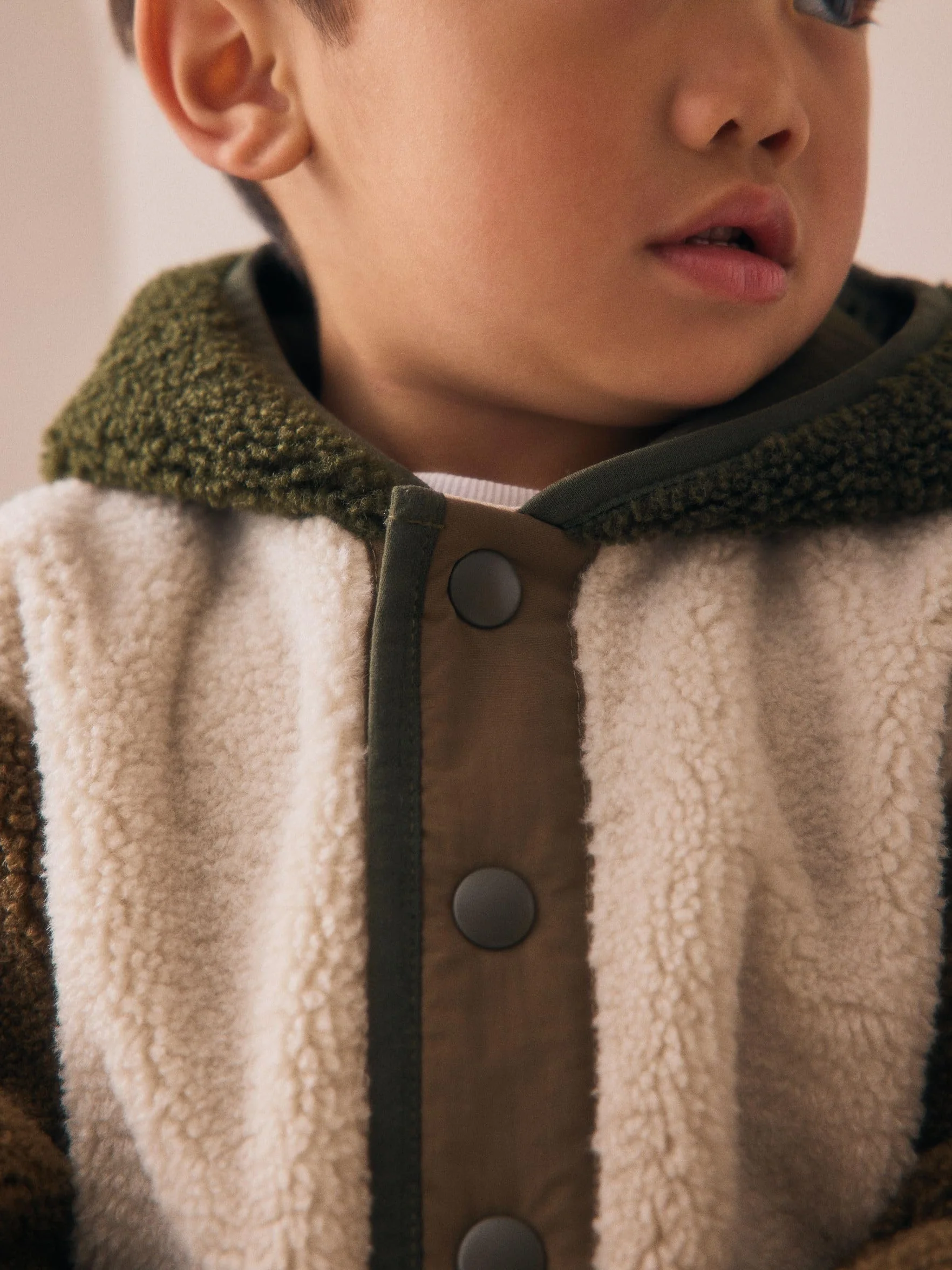 NEXT Garçon Polaire à capuche zippée