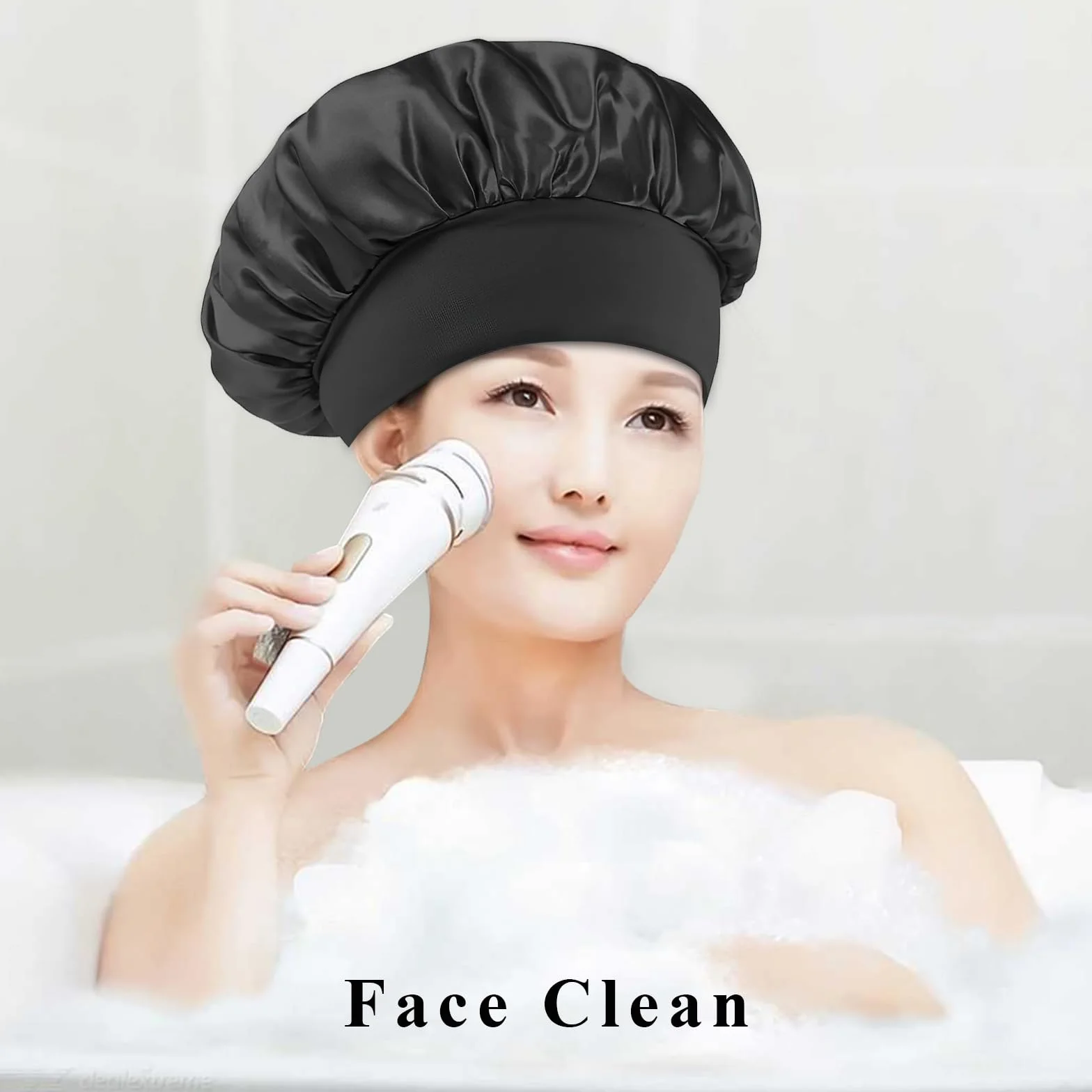 Bonnet Satin Cheveux Nuit Élastiqués Protection Cheveux Sommeil Doux Soie