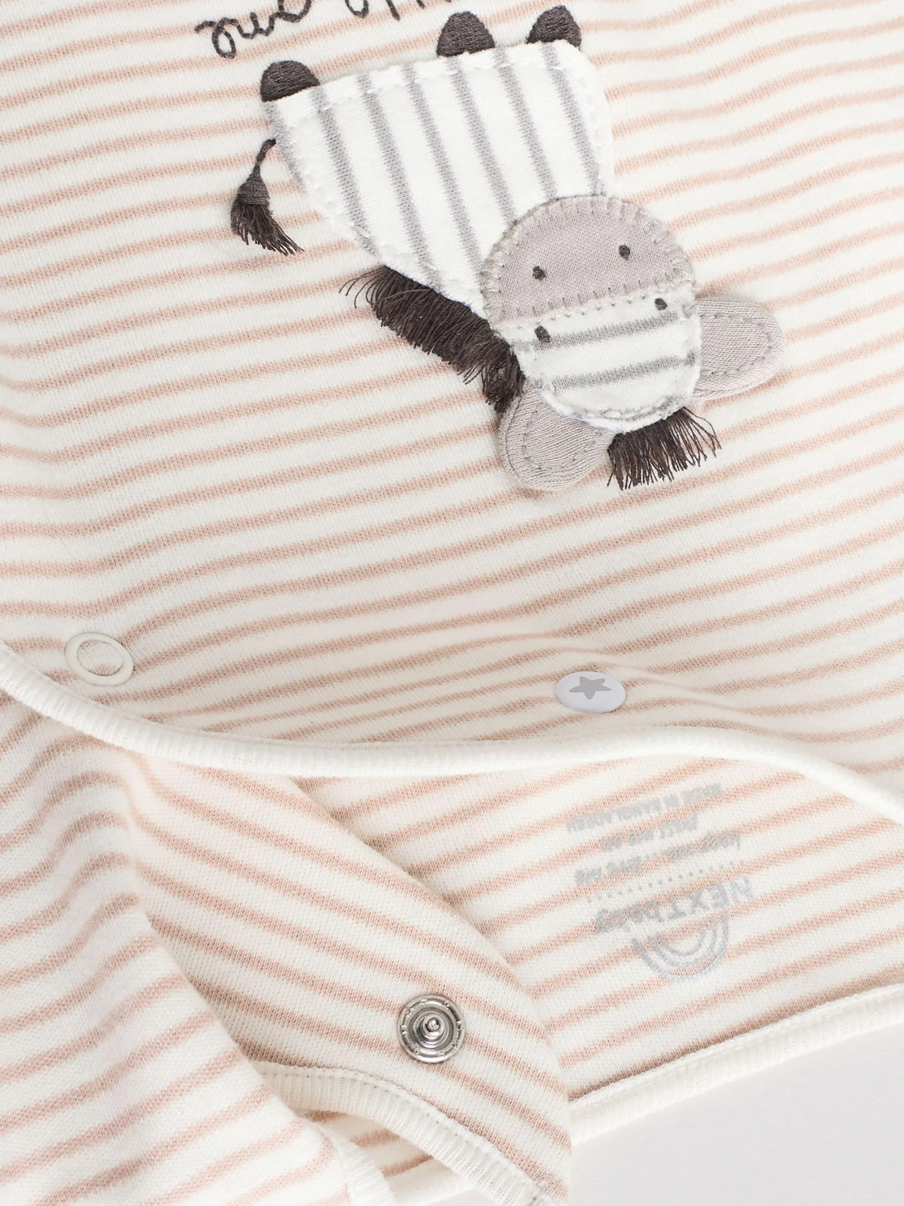 NEXT Bébé Dors-Bien zèbre 100% Coton Lot de 3