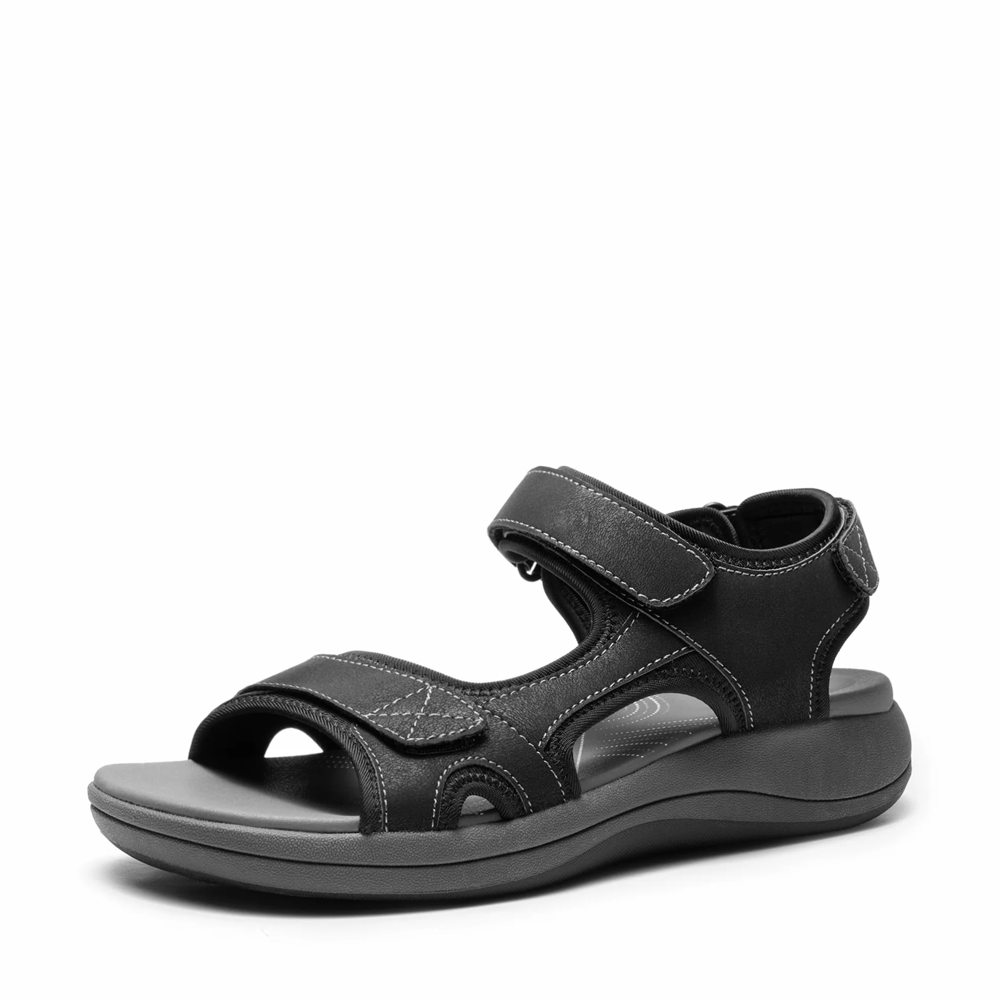 DREAM PAIRS Sandales de Sport pour Femmes avec Brides Réglables Extérieur Décontractées