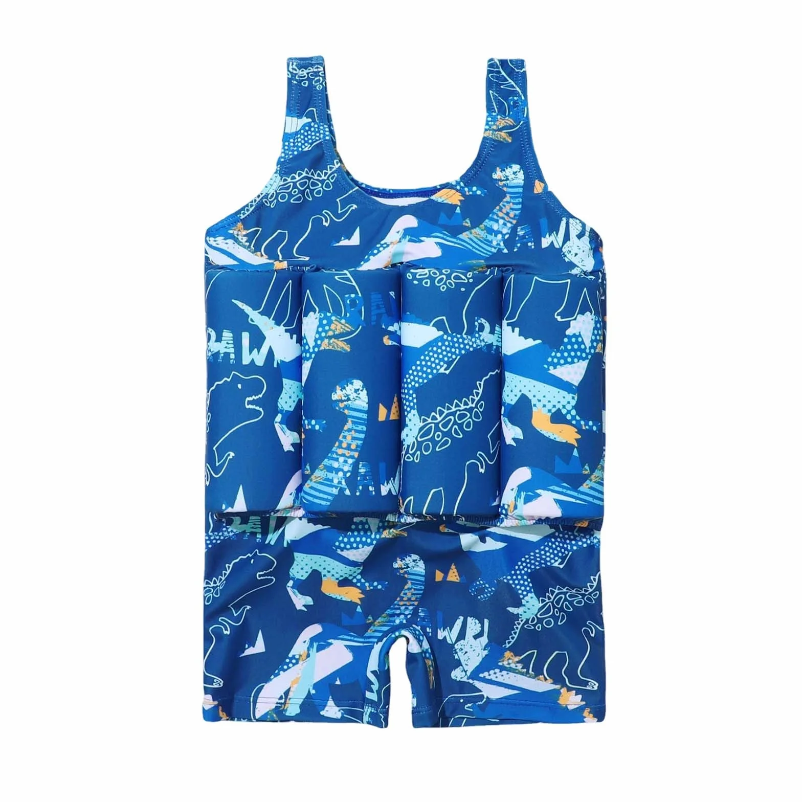 Maillot de Bain Bebe Garcon avec Flotteur Integre pour Enfant Fille 1-6 Ans