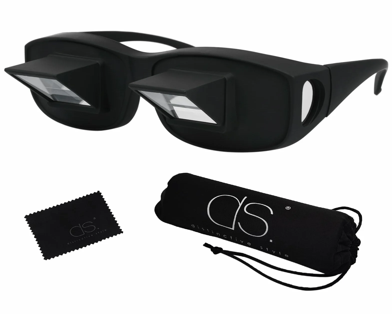 Lunettes paresseuses Periscope Prism horizontales Noir
