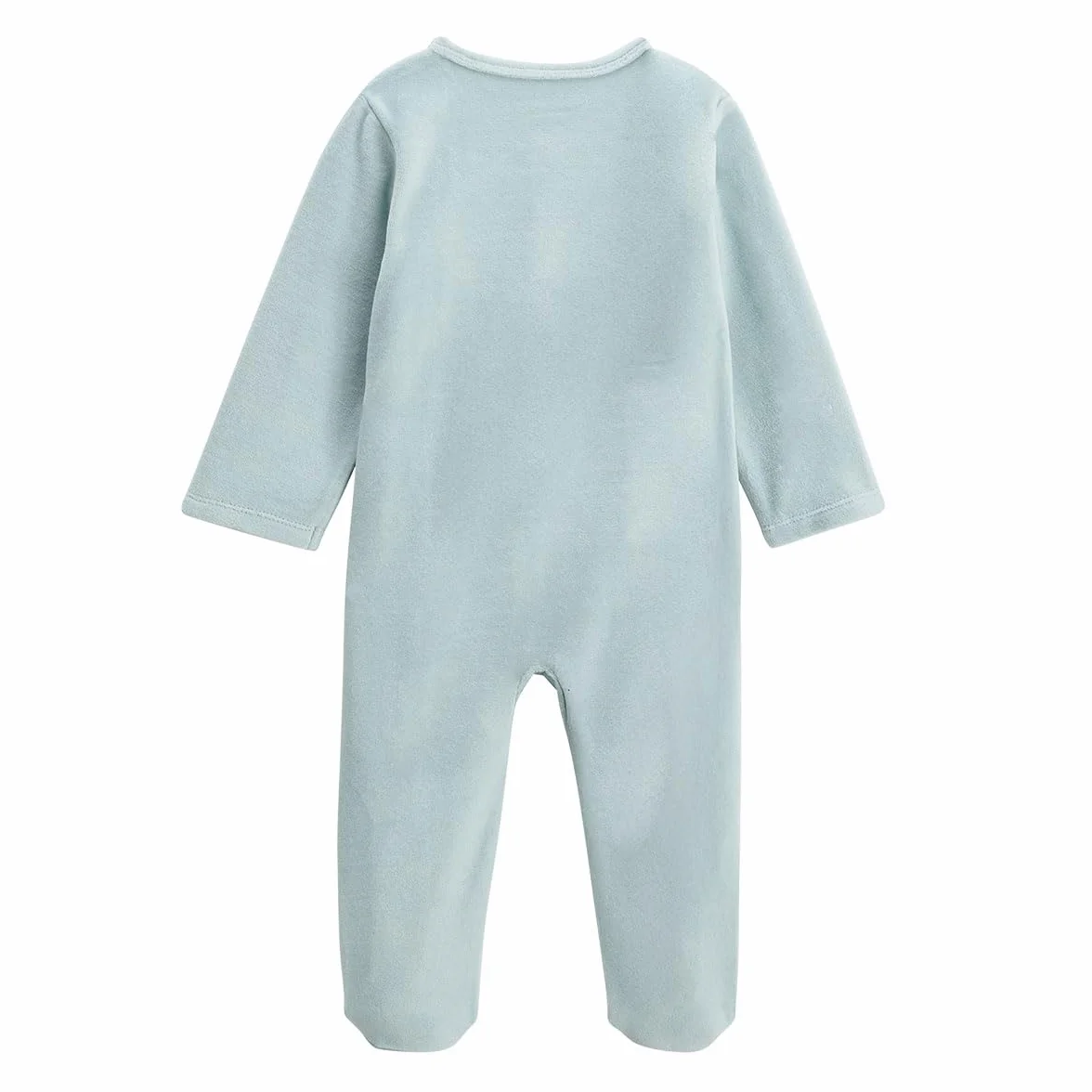 Petit Béguin Pyjama bébé velours ouverture pont Elio