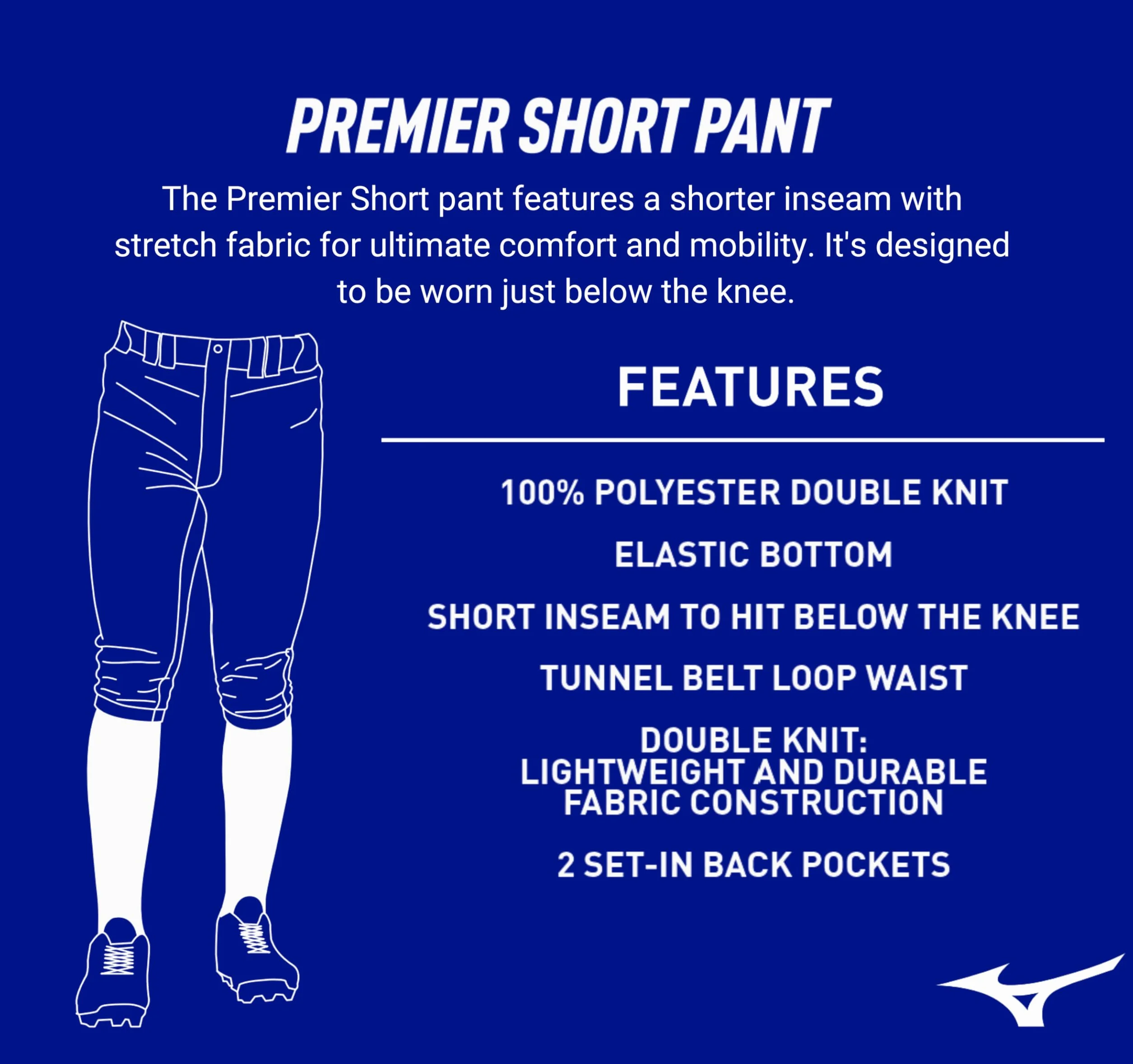 Mizuno Premier Short Pant Blanc Taille M Homme