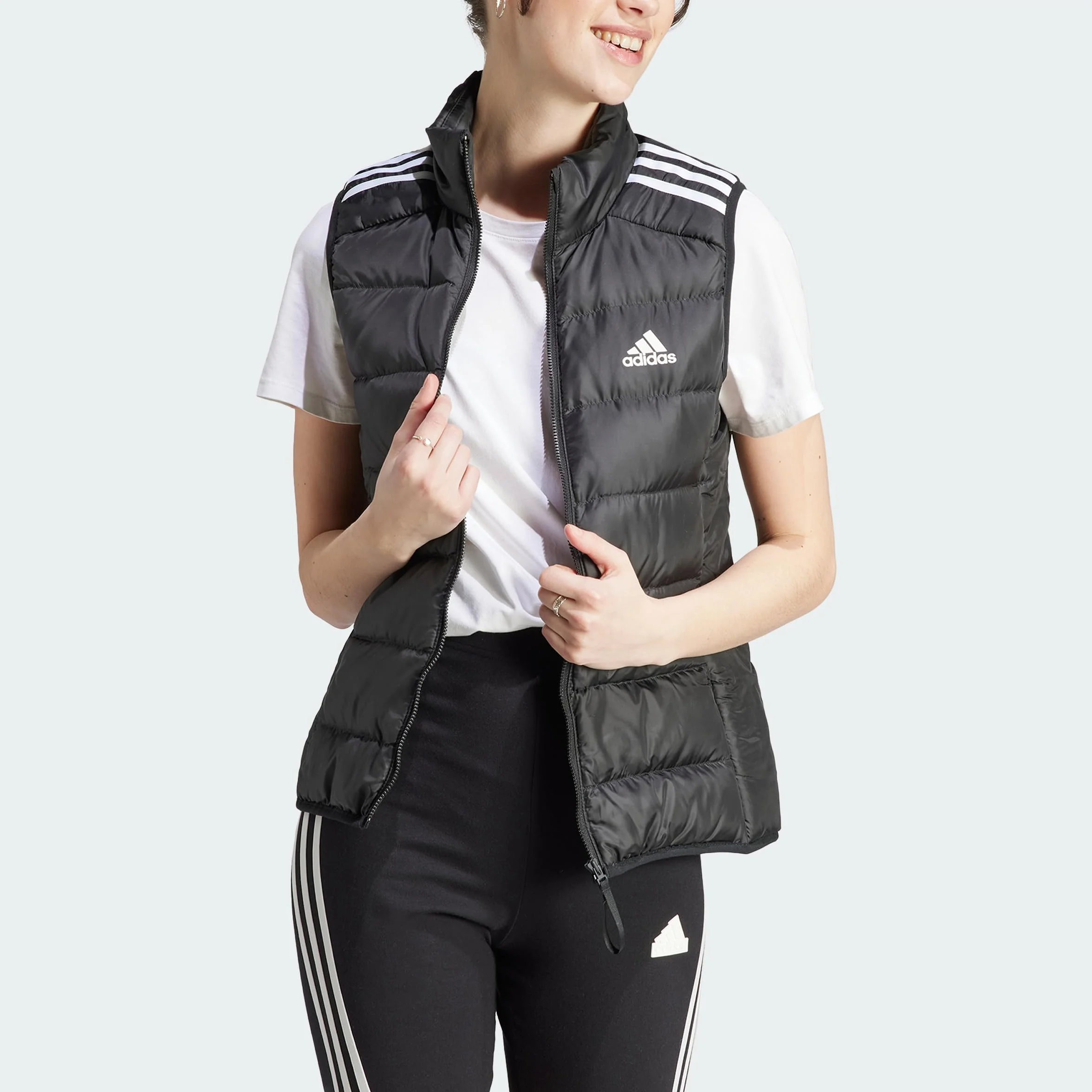 Adidas Essentials 3-stripes Light Down Veste Femme