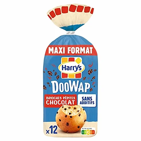 HARRYS - Doo Wap Chocolat Sans Additif 480G - ( Lot De 4 )