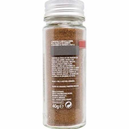 DUCROS - Graines De Coriandre Torréfiées Moulues 40G - Lot De 3 - livraison offerte