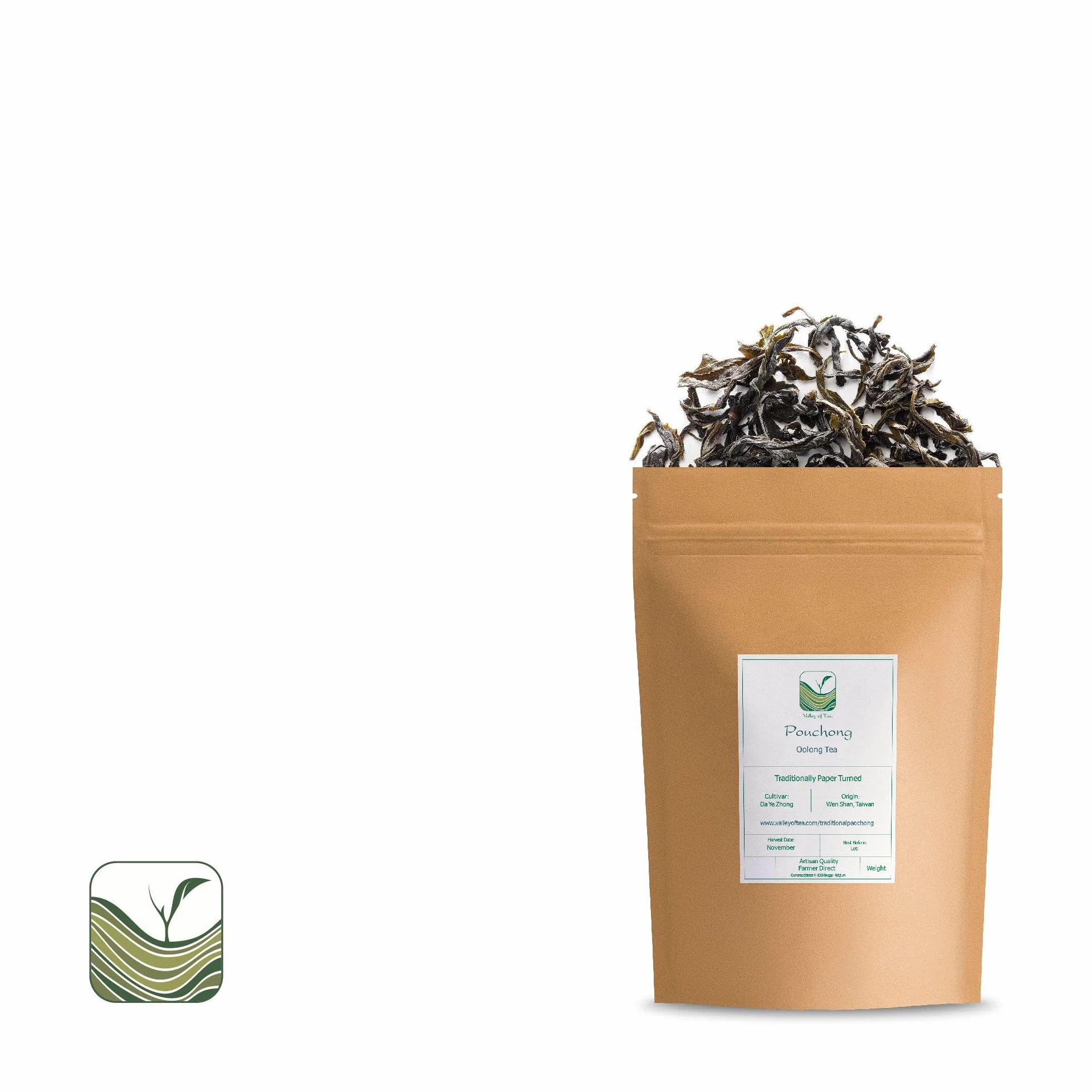 Wen Shan Pouchong Thé Oolong - Thé Bao Zhong - Baozhong Chine Wenshan Taiwan Baozhong Oolong Pouchong The Oolong Bio Thé Olong | aux notes florales délicates proches d'une infusion verte peu oxydée