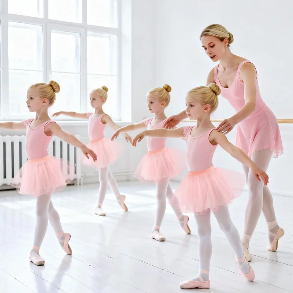 Jupe Tutu en Tulle pour Fille, Jupe de Ballet Classique, 3-10 Ans