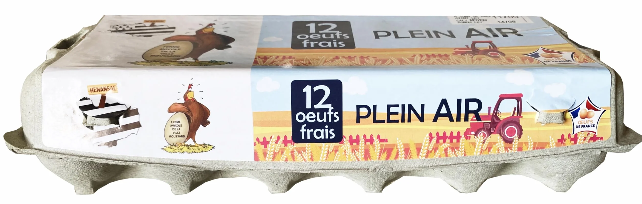 Œufs de Poules Elevées en Plein Air 12/Boite - Livraison Gratuite France (2 boites)