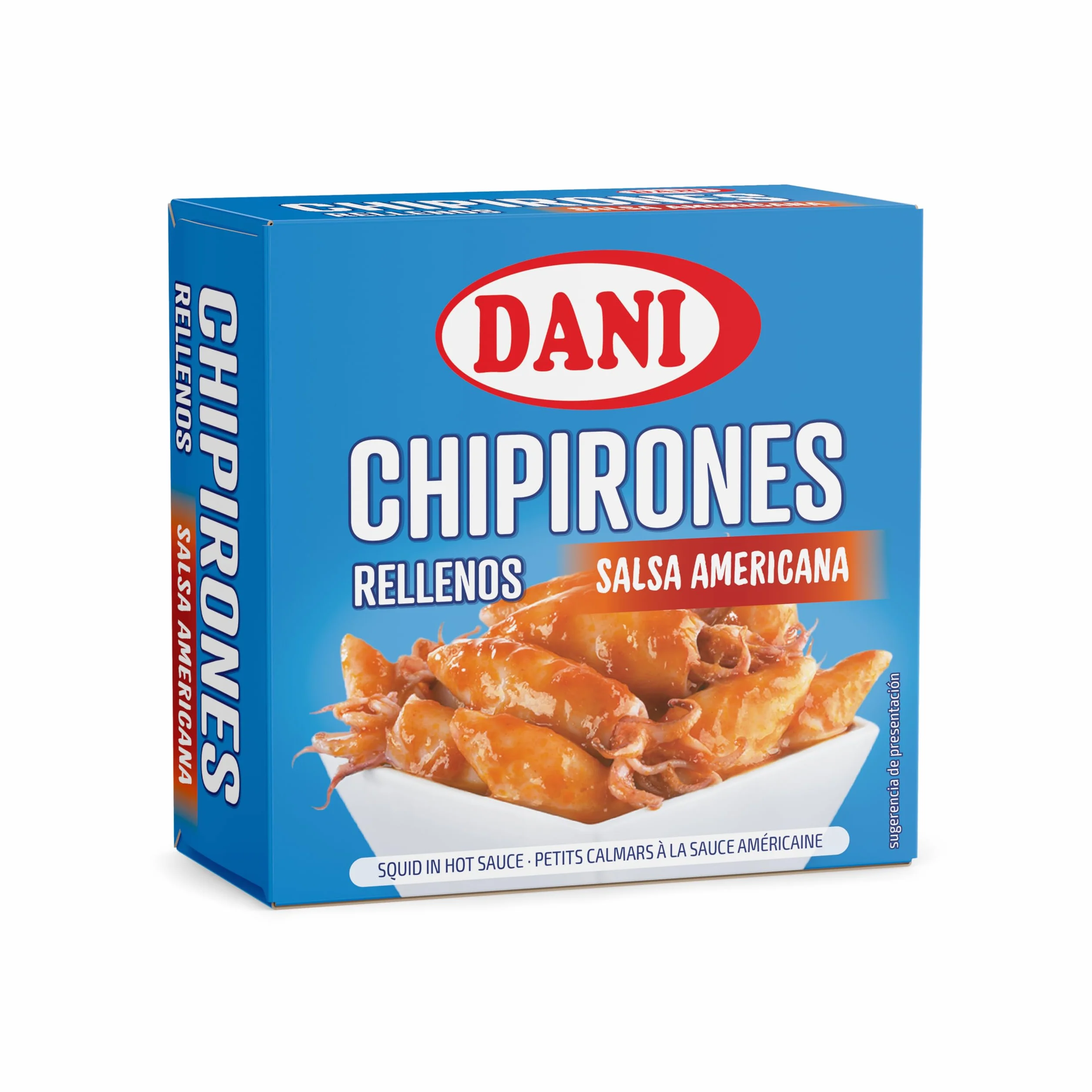 Calamars entiers en sauce spicy Pack 3 boites de tapas