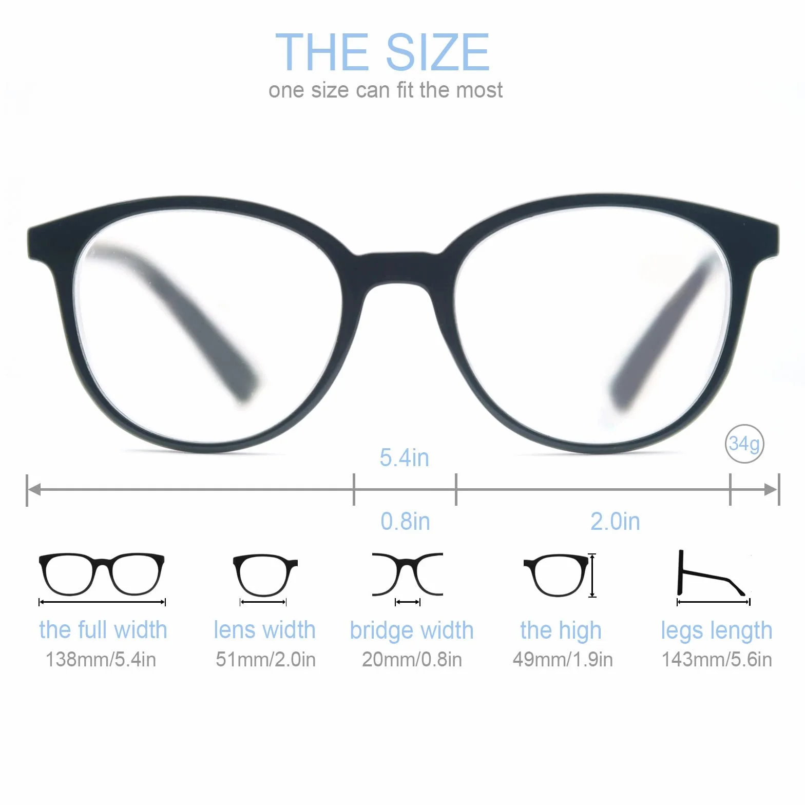 Lunettes de Lecture Lot de 4 Homme Femme MODFANS