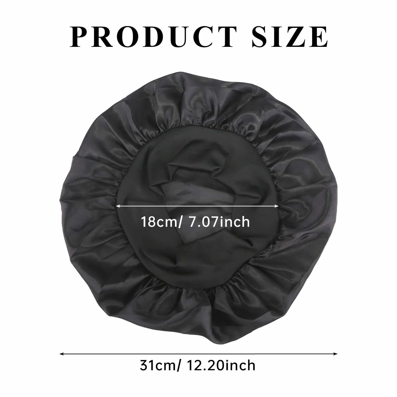 Bonnet Satin Cheveux Nuit Élastiqués Protection Cheveux Sommeil Doux Soie