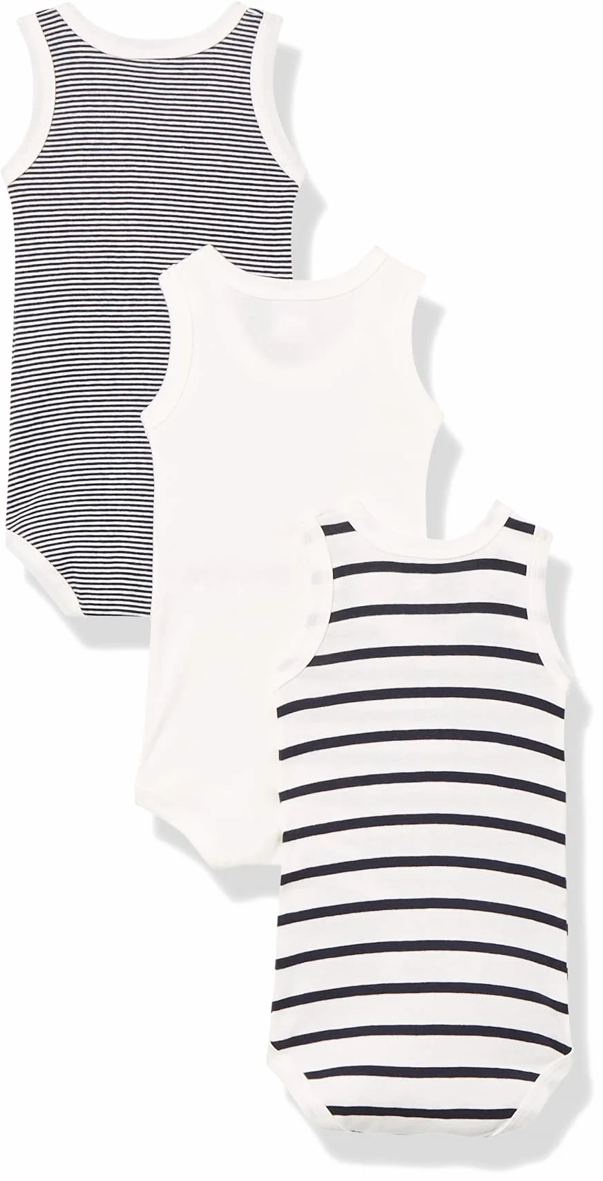 Petit Bateau Body Mixte bébé lot de 3