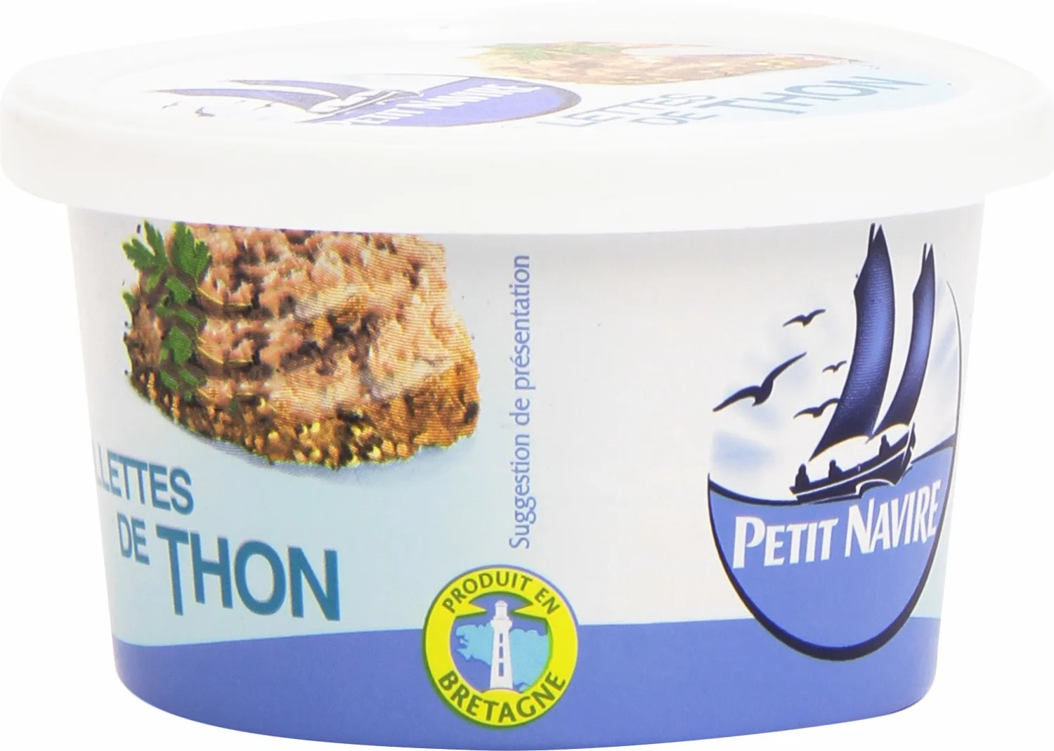 Petit Navire Rillettes de Thon 125g - Lot de 4