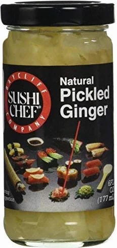 SUSHI CHEF Gingembre Mariné - 177 ml - Lot de 4