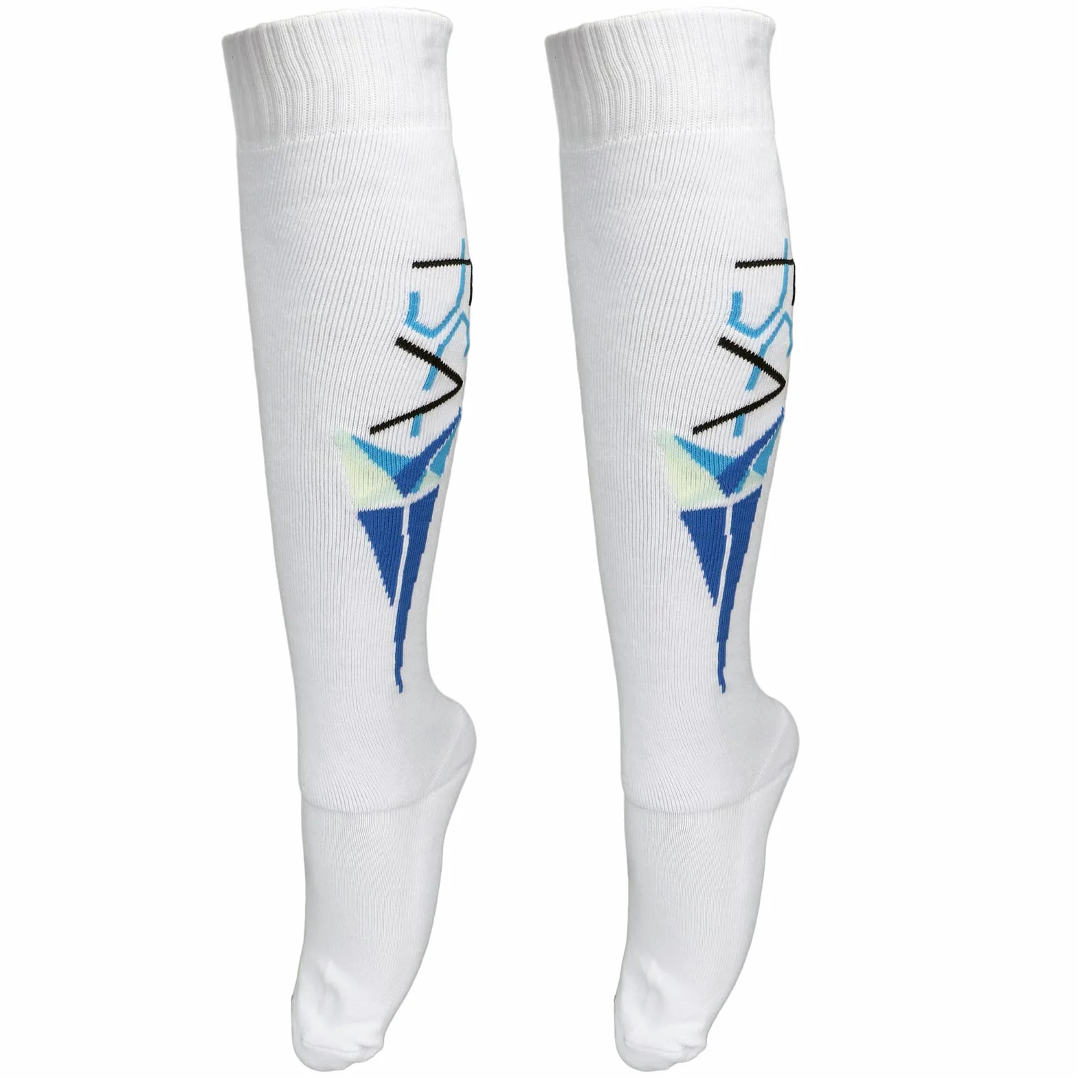 Dilwe Chaussettes d'Escrime Unisexes en Coton Peigné Absorbant Respirant Équipement de Protection