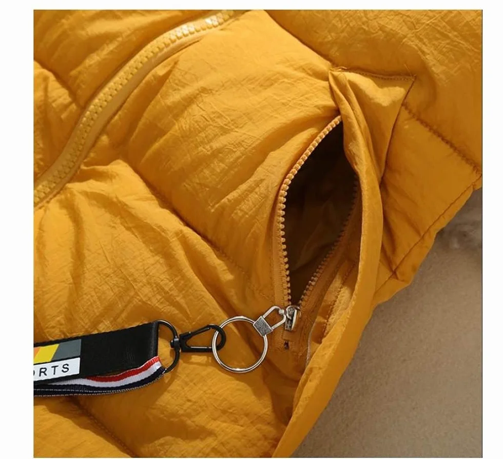 Veste sans manches femme capuche longue gilet matelassé chaud rembourré ultraléger manteau d'hiver
