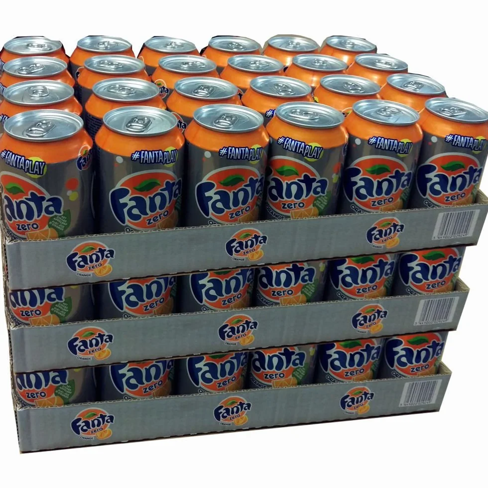 Fanta Orange Zero Lot de 72 boîtes de 0,33 l