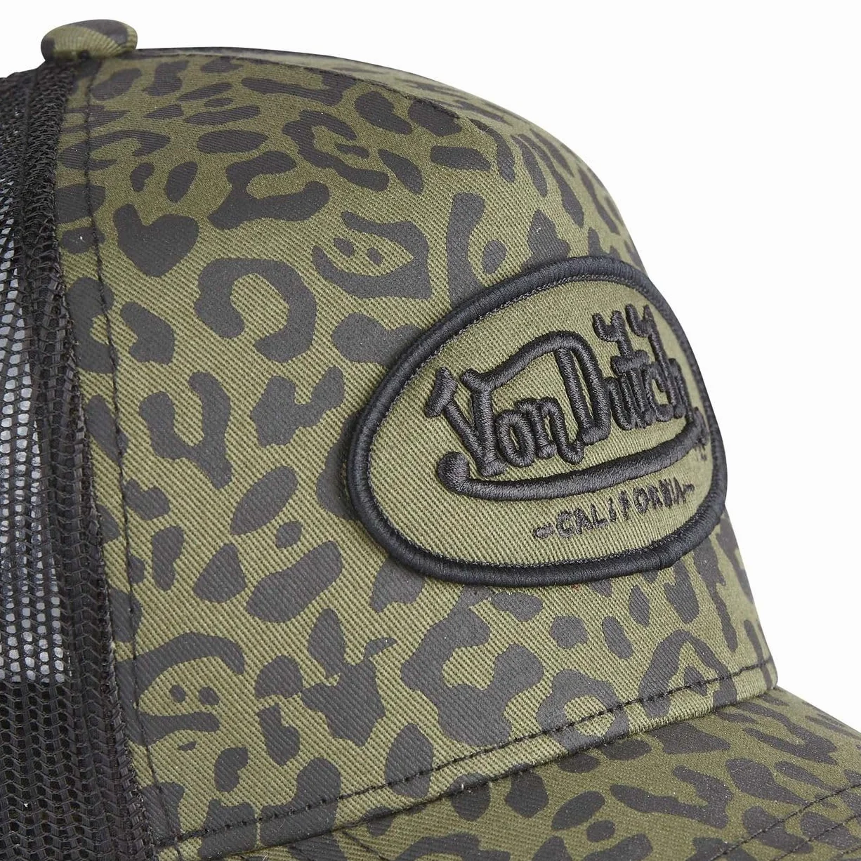 Von Dutch Casquette Homme Femme Ajustable Trucker Originale Noir Vert TU