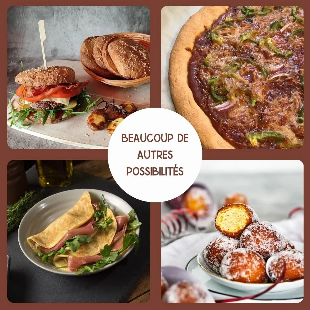 Ruut Farine de Manioc 1kilo / 100% Naturelle – Farine sans Gluten – Paléo, Végétalien – Cuisson sans Noix ni Céréales – Convient au Protocole AIP – Faible en FODMAP – Substitut farine sans Additifs