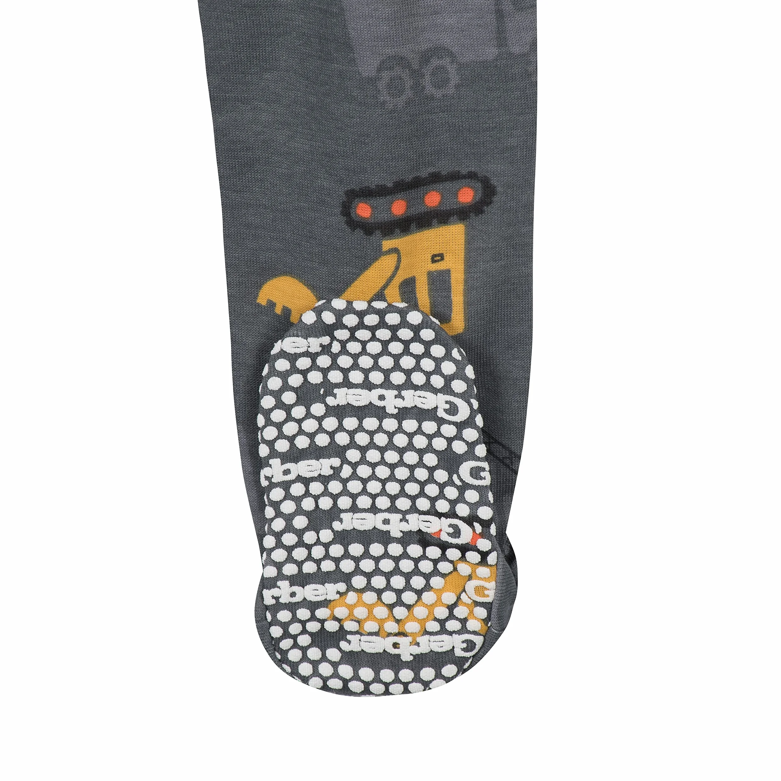 Gerber Baby-Boys 4-Pack Footed Pajamas Pantoufles pour bébés et Bambins