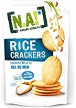 Rice Crackers Sel De Mer Sachet De 70G|N.A!|(Lot De 4)|Best Deal
