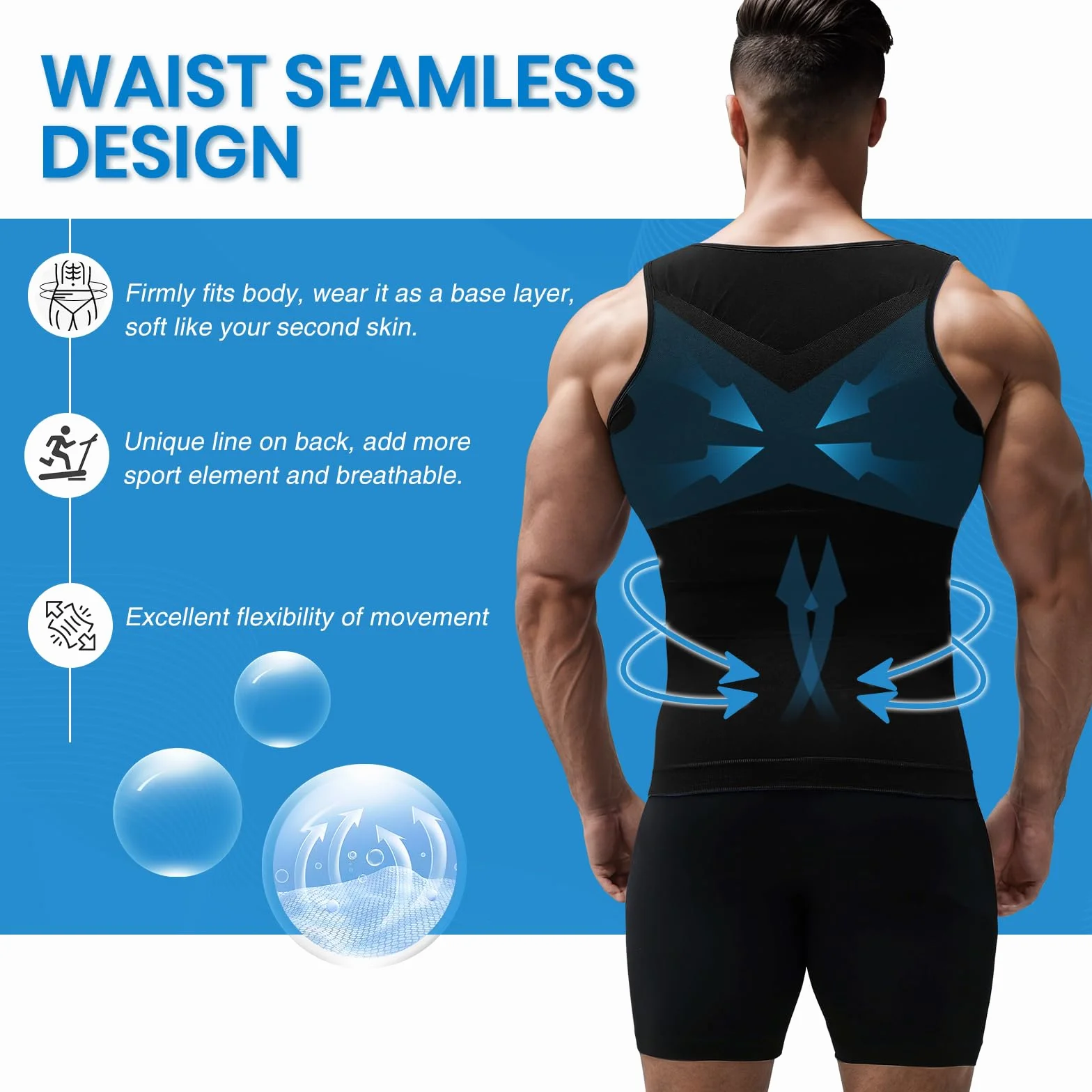 MEETWEE Débardeur de Sport Homme Haut Top Maillot sans Manches Running Séchage Rapide pour Fitness Gym Bodybuilding